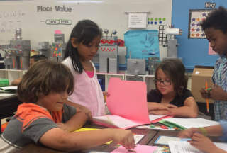 Students in classroom learning