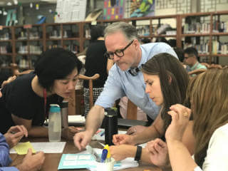 Teachers learning SIOP in PD class